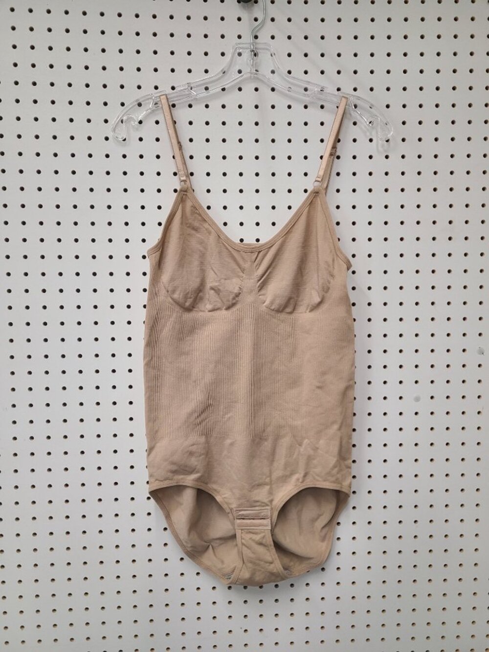 Sweetkama Control Shapewear Bodysuit Beige Adjustable Straps 3XL